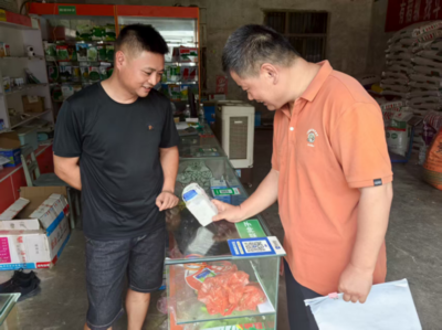 龙子湖区李楼市场监管所开展农资市场农药零售专项检查